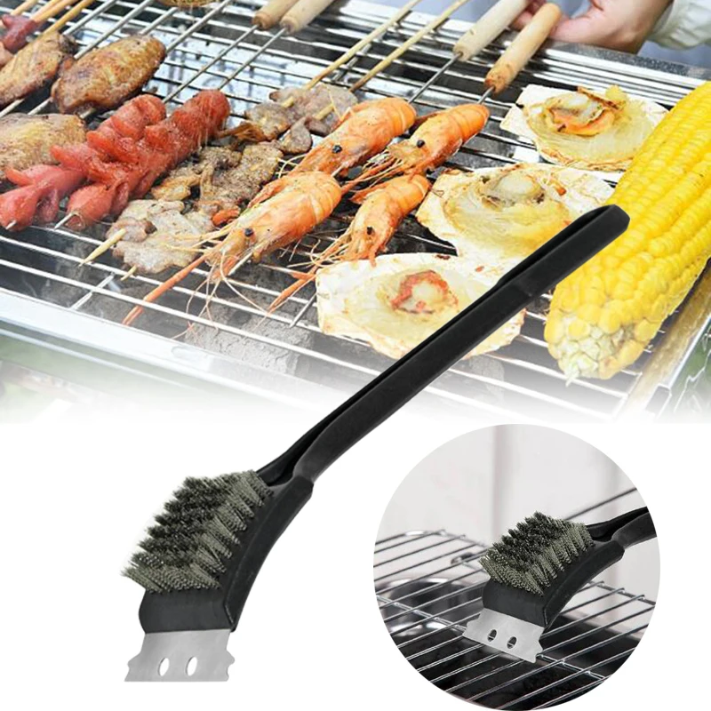 Очистка BBQ Размер: 21x7 3 см (приблизительно) щетка Weber принадлежности для гриля