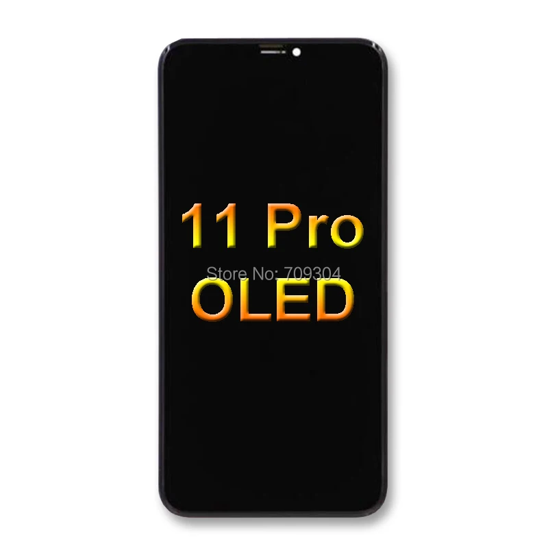 DHL ЖК-дисплей для iPhone 11 Pro Max ЖК-дисплей с 3D сенсорным OLED экраном дигитайзер сборка Замена