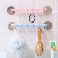 wall mounted bathroom organizer hooks towel holder cupboard storage rack shelf kitchen accessories bathroom holder key hooks