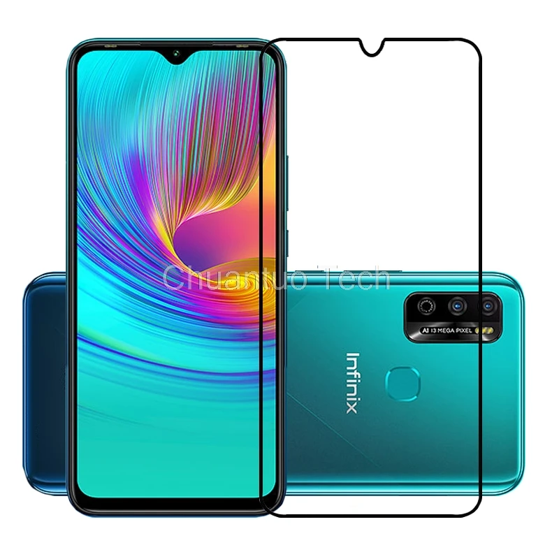 Защитная пленка на весь экран для Infinix Hot 9 Play с защитой от царапин Закаленное