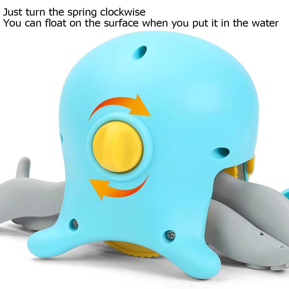 

Cute Crawl Octopus Clockwork Cartoon Toy For Kids Creative Gifts For Children Bathing Toys Pressure Reliever Pet Cats Puppy Toys