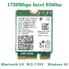 Двухдиапазонный беспроводной Wi-Fi адаптер для Intel 9560 AC 9560NGW 1,73 Гбитс Wi-Fi 802.11ac M.2 CNVI Bluetooth 5,0 Wlan-карта для Windows 10