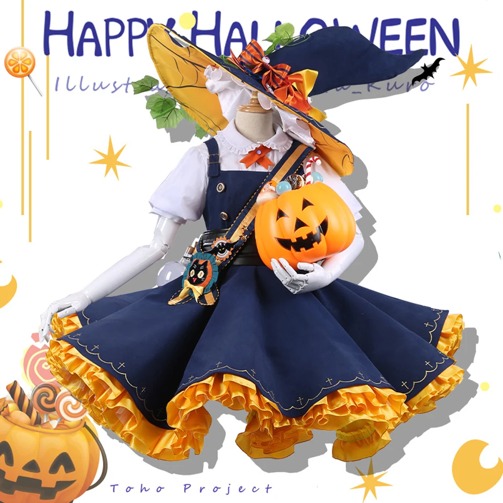 VEVEFHUANG Аниме TouHou Проект Косплей Kirisame Marisa маскарадный костюм костюмы на Хэллоуин