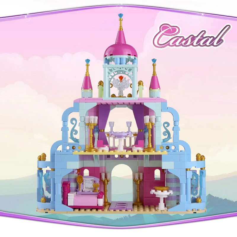 XINGBAO забавные строительные блоки: город девушка друзья серия принц и принцесса