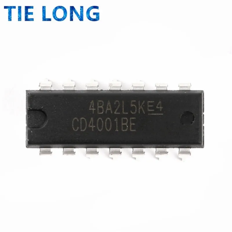 10 шт. CD4001BE DIP14 CD4001 DIP 4001BE DIP-14 Новый и оригинальный IC | Электронные компоненты