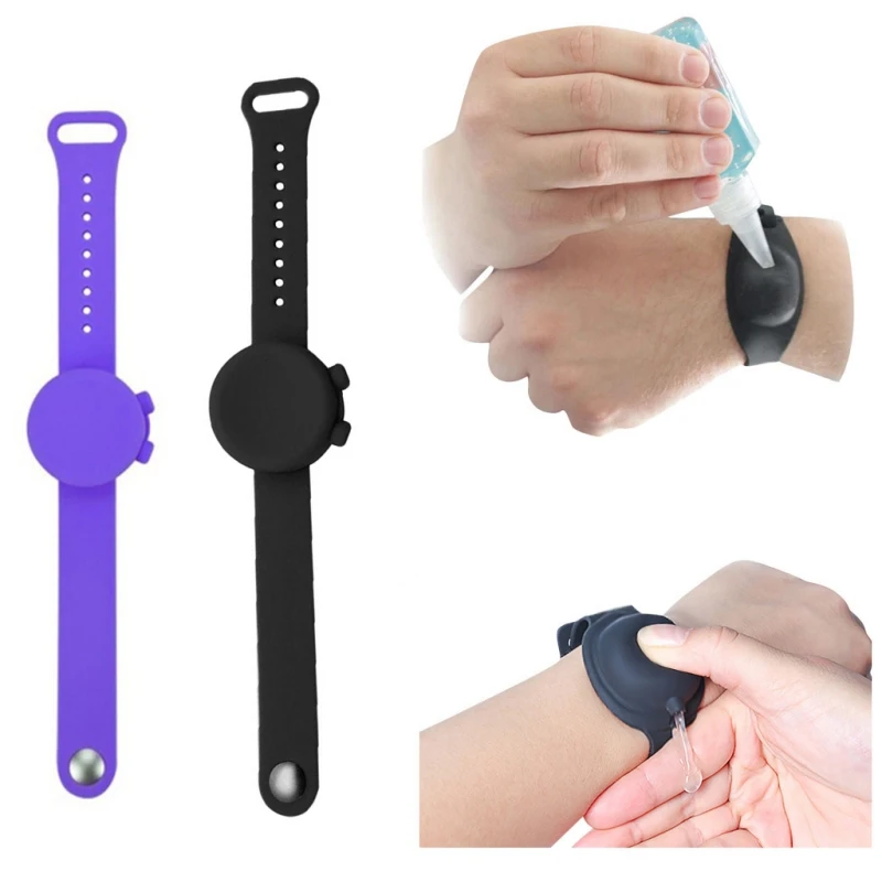 Браслет для дезинфицирующего средства рук регулируемый переносной диспенсер