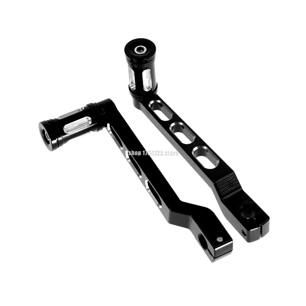 CNC Brake Pedal Pad +Heel Toe Shift Lever w/ Shifter Pegs Kits For Harley Touring Electra Glide Fatboy FLSTF Heritage Softail | Автомобили