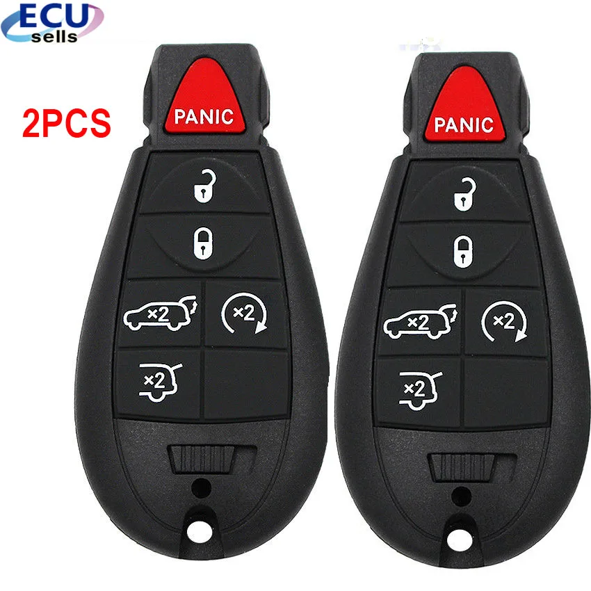 2 шт. ключ дистанционного управления 6BTN для Chrysler Town Country Jeep Grand Cherokee 2008-2012 433 МГц ID46