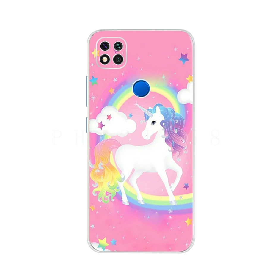 Ốp Lưng Dẻo Silicone Xiaomi Redmi 9C Ốp Lưng Redmi 9C 9 C Lưng Dễ Thương Mèo Hoạt Hình Ốp Điện Thoại Dành Cho Xiaomi redmi 9C Mềm TPU Fundas