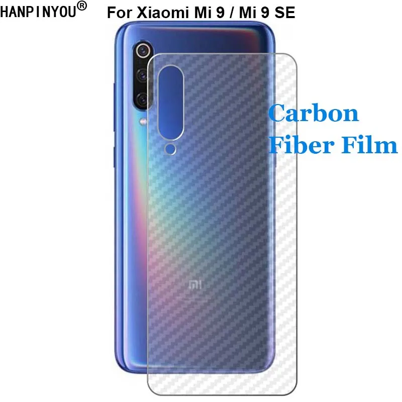 Прочная защитная пленка для Xiaomi Mi 9 Mi9 SE прозрачная из углеродного волокна с