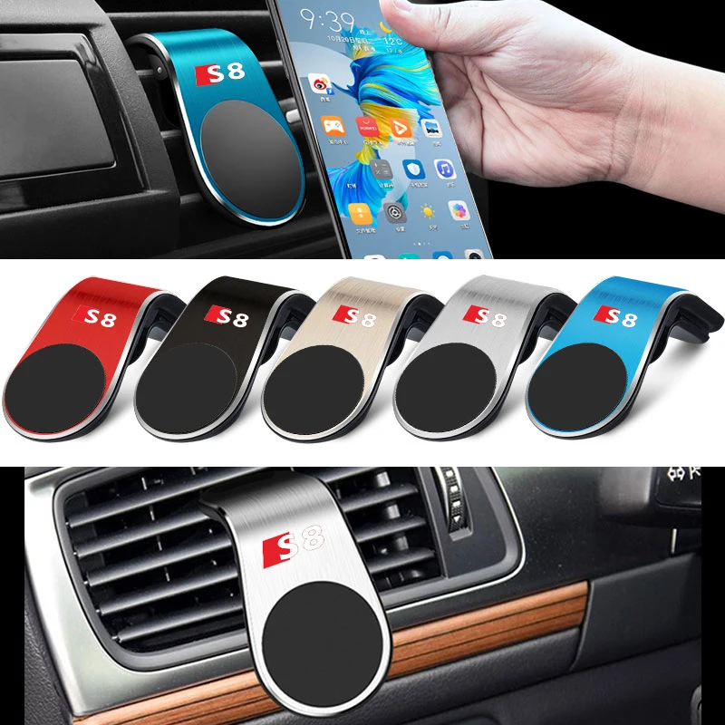 

New Phone Holder in Car Stand Magnet Cellphone Bracket Car Magnetic Holder For Audi A1 A3 A4 A5 A6 A7 A8 Q3 Q5 Q7 S3 S4 S5 S8 TT