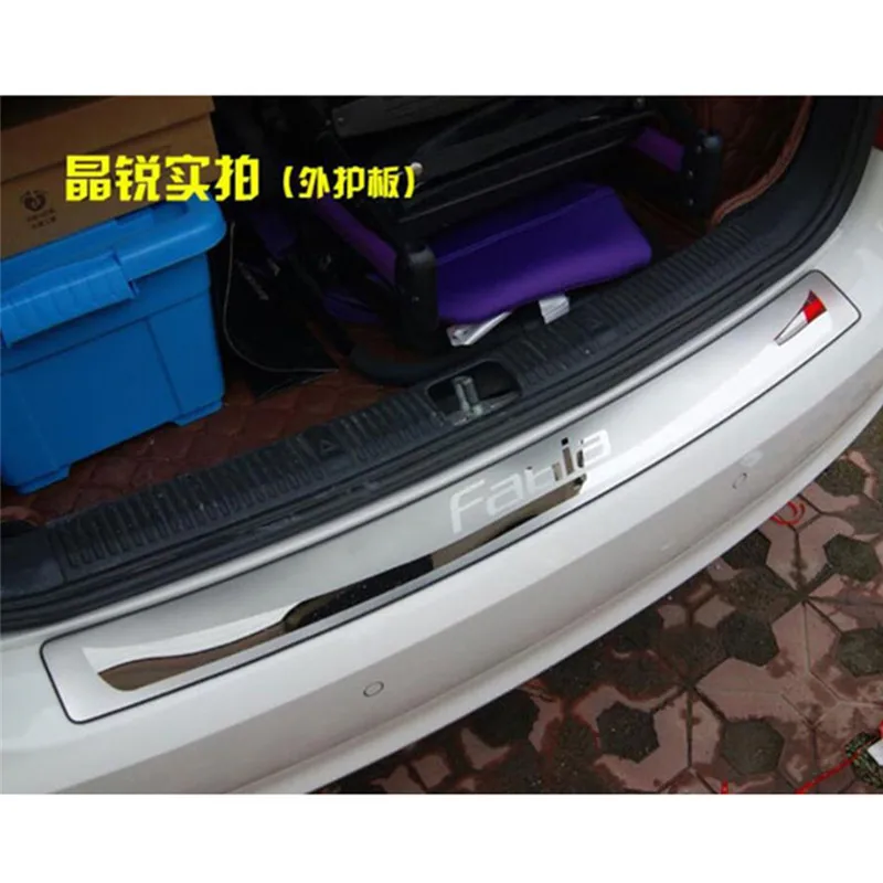 Защитная накладка на задний багажник Накладка порог двери Стайлинг автомобиля