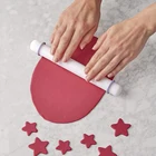 Многофункциональная антипригарная Скалка, легко чистящаяся пластиковая скалка для изготовления помадки, декоративный подарок, высококачественные кухонные инструменты