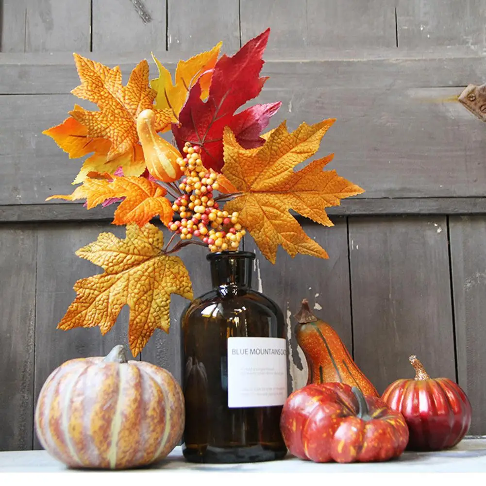 Искусственные листья Имитация Серебро кленовый лист имитация для Свадьбы