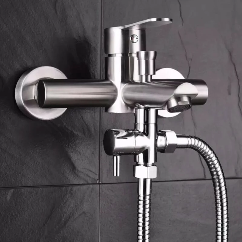 Тройной латунный отводящий клапан G1/2 дюйма T-адаптер конвертер смеситель для