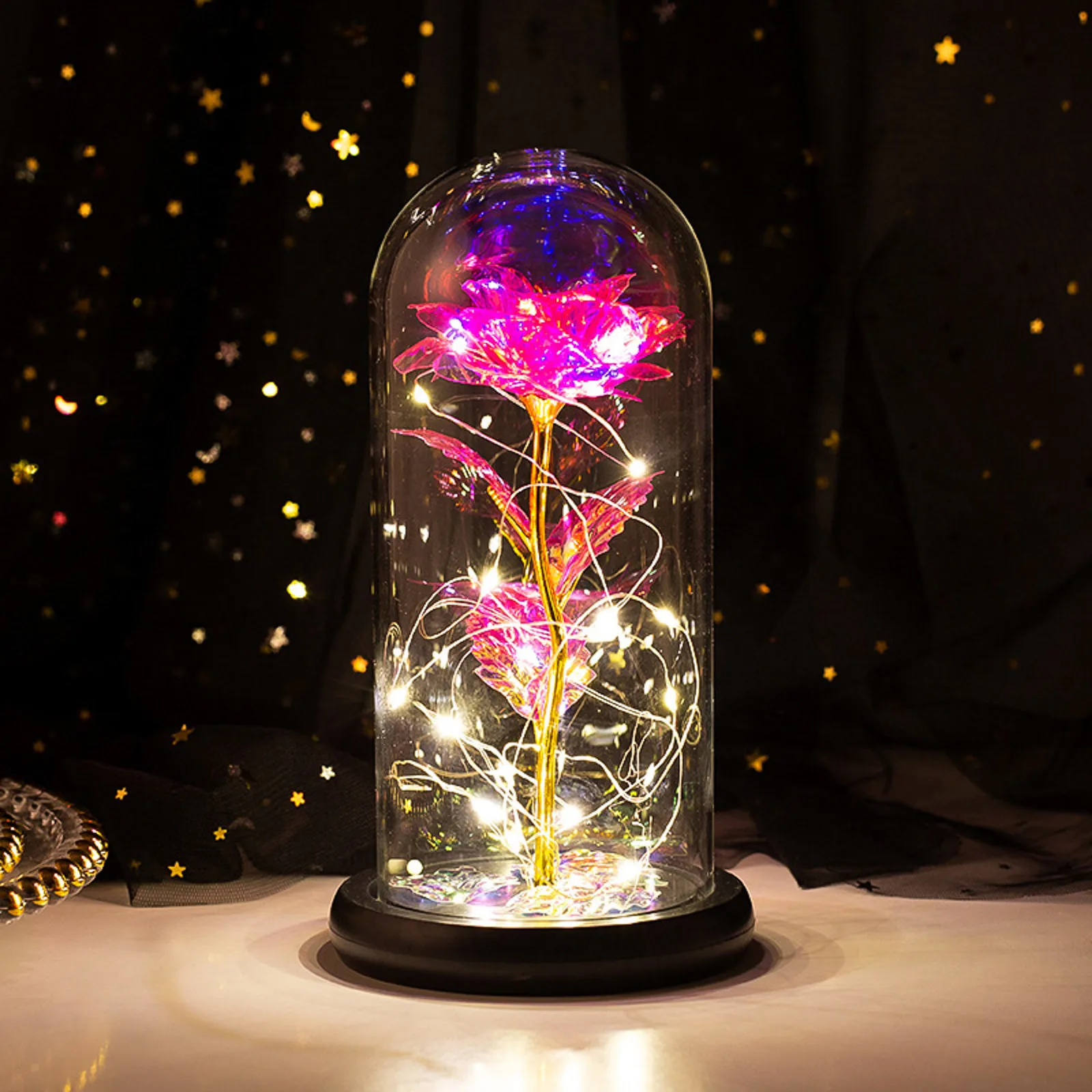 Подарок на день Святого Валентина стеклянная Обложка украшение креативное