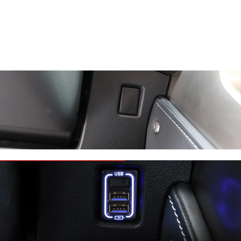Lsrtw2017 для Lexus NX NX200 NX200t 300 NX300h Автомобильный USB разъем зарядного устройства аксессуары для интерьера
