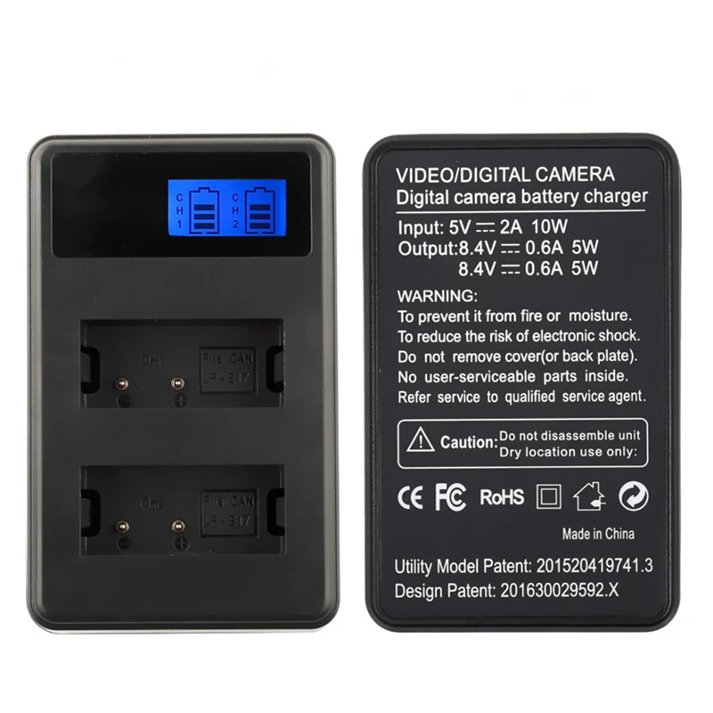 Батарея ЖК дисплей стены Зарядное устройство для Canon LP E17 LC и однообъективной