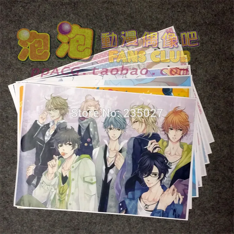 8 шт./компл. Постер аниме конфликт братьев Asahina Ema Masaomi KANAME настенные фотографии
