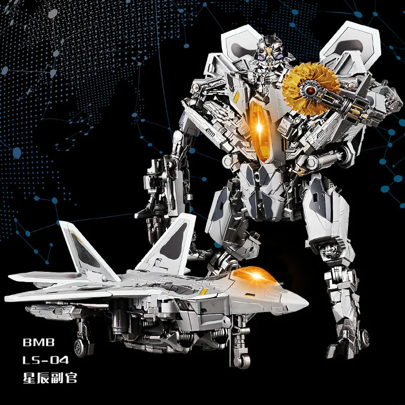 Черная трансформируемая игрушка из сплава Мамба LS04 Звездный адъютант коллекция