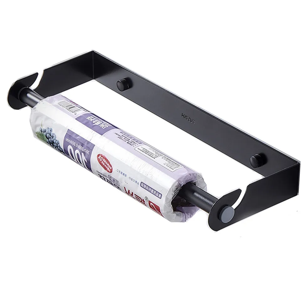 Черная кухонная стойка для консервантов многофункциональная Бытовая пленка