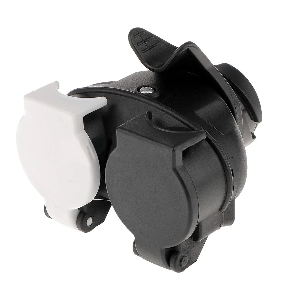 Durable Waterproof 13 Pin to 7 Euro Trailer Towing Ca-ravan Dual Socket Plug Adapter Connector | Автомобили и мотоциклы