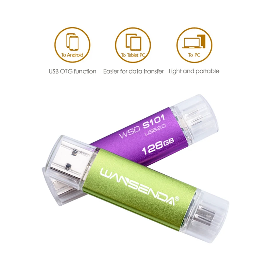 Wansenda металлический USB флеш накопитель 4 гб 8 16 32 64 128 256 гб|USB флэш-накопители| |