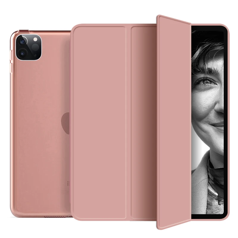 Кожаный смарт чехол для iPad Pro 12 9 2020 2017 2018 2 /11 2018|cover for apple ipad|smart casefor ipad |