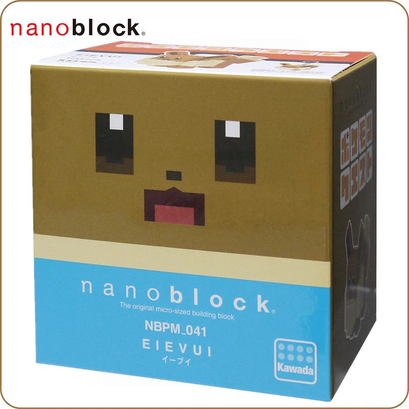 Nanoblock Pokemon Pikachu NBPM_041 QUEST EIEVUI 120 шт. аниме мультфильм алмаз мини микро блок