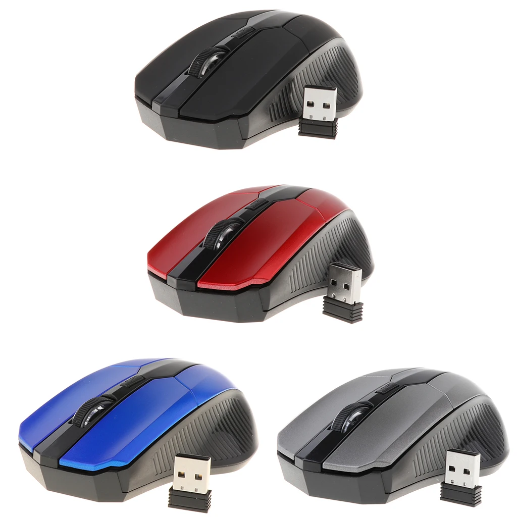 Оптическая беспроводная мышь 2 4G с usb ресивером портативные игровые и офисные