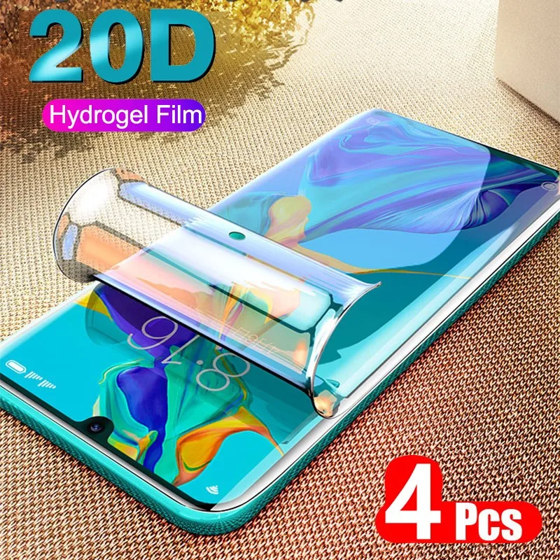 4 шт. мягкая защитная пленка для Samsung Galaxy S20 S10 S10e S9 S8 Plus Note 20 Ultra 10 8 9 S7 edge|Защитные