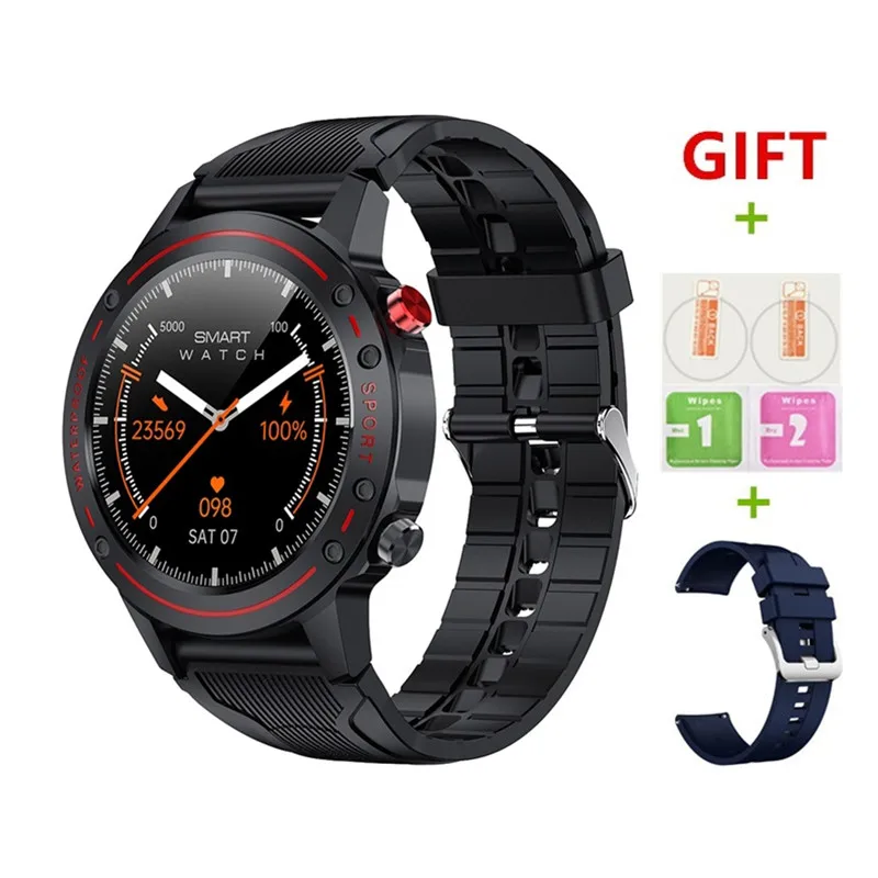 

Новинка 2021, мужские Смарт-часы с Bluetooth, фитнес-трекером, пульсометром, тонометром