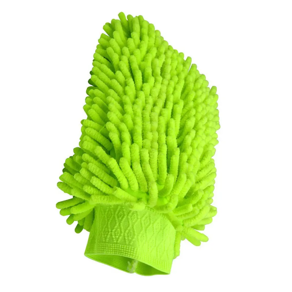 Перчатка для мытья машины двухсторонняя Высококачественная перчатка из синели и