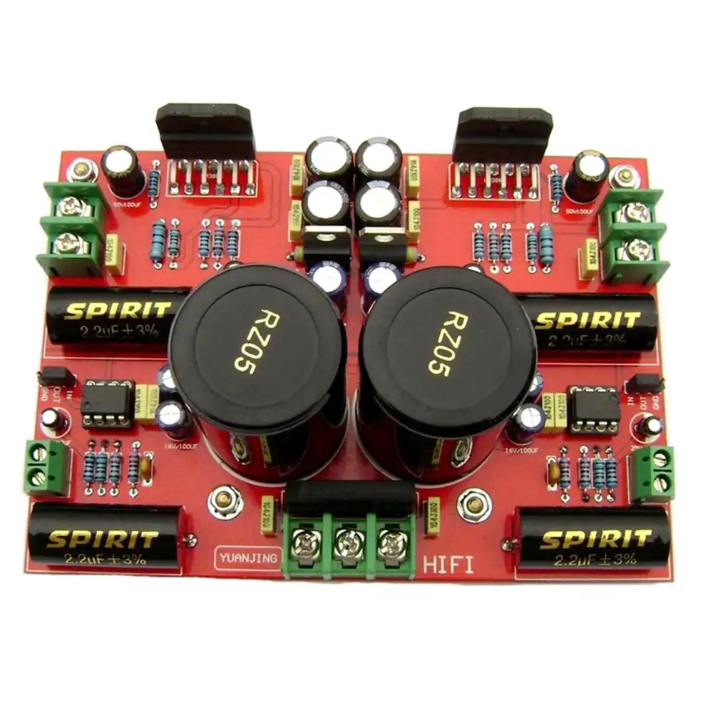 LM3886 + LM833 2 × 68 Вт канала Предварительный усилитель задний этап комбинированный