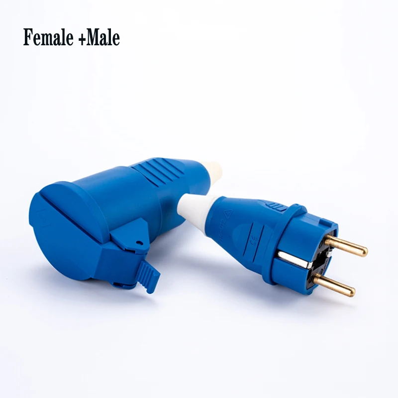 Новинка европейская водонепроницаемая розетка электрическая штепсельная вилка