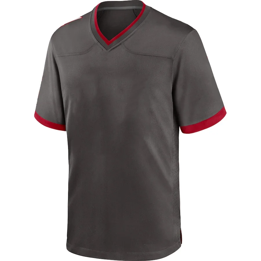 Мужские футболки для американского футбола на заказ голубые красные белые серые