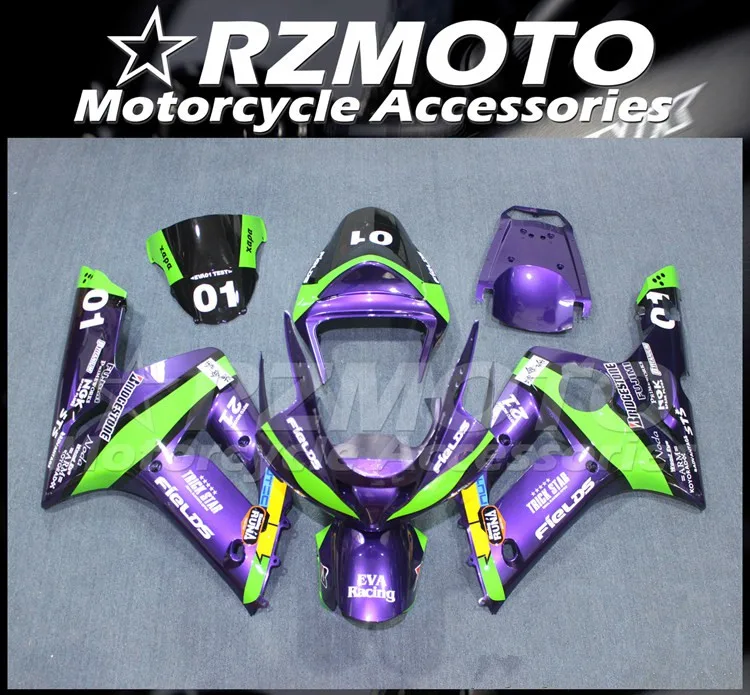 Новый стиль ABS мотоцикл полный обтекатель комплект подходит для kawasaki Ninja ZX 6R 636 ZX6R