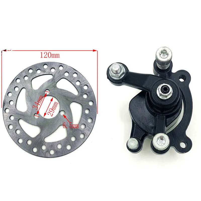 49CC газовый мини внедорожный велосипед передний тормоз с 120 мм дисковым тормозом