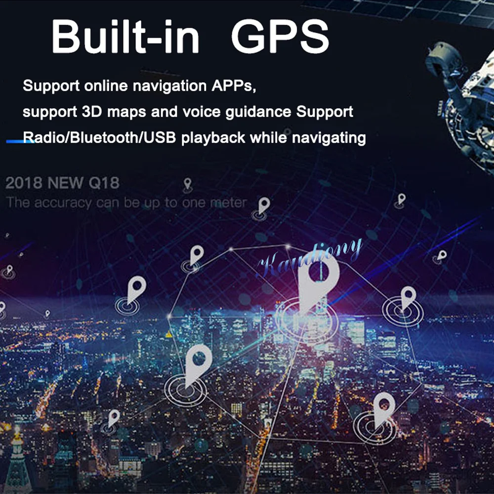 Автомобильная магнитола Kaudiony мультимедийный плеер на Android 11 с 9 &quotэкраном GPS 4G