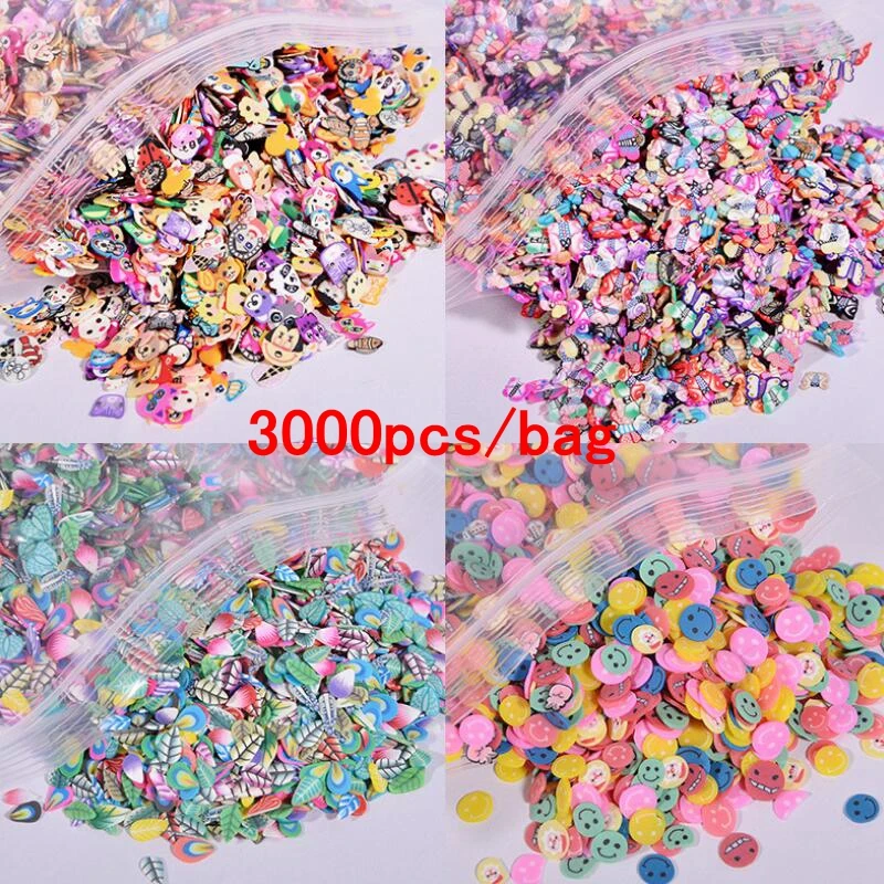 3000 шт./компл. дизайн ногтей своими руками рождественские розы блестящие фрукты