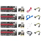 USB 3,0 адаптер SATA 15 Pin к 6 Pin кабель питания Ver 009S Экспресс 1X4X8X16X Райзер PCI-E Райзер