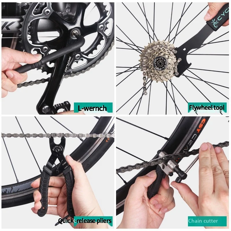 Лидер продаж велосипедистов 18 в 1 Набор инструментов для ремонта велосипеда езда