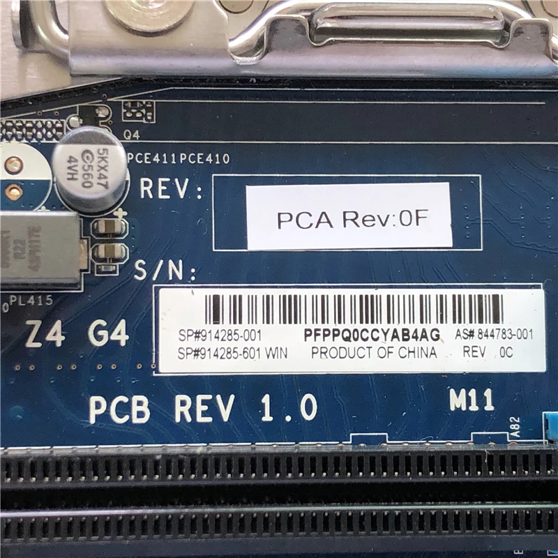 Материнская плата для HP Z4 G4 914285-001 914285-601 844783-001 LGA2011 DDR4 100% Протестировано полностью