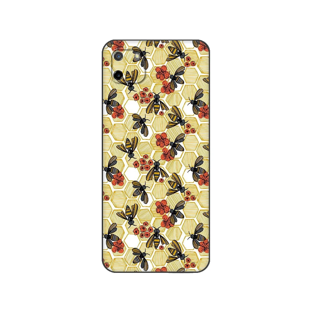 Флейта для OPPO Realme C11 чехол C 11 RealmeC11 задняя крышка RMX2185 с Пчелой милый мультяшный