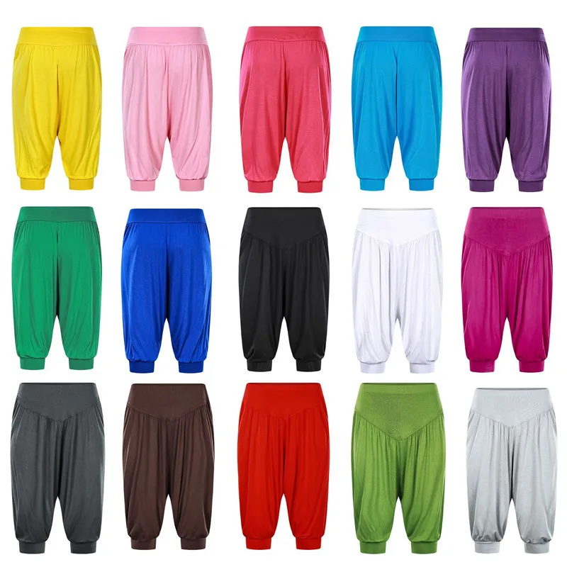 Женские Штаны Для Йоги свободные брюки для занятий йогой мягкие домашние большие
