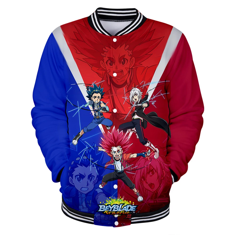 Модная бейсбольная 3d куртка Beyblade Burst Evolution мужская и женская Детская в стиле