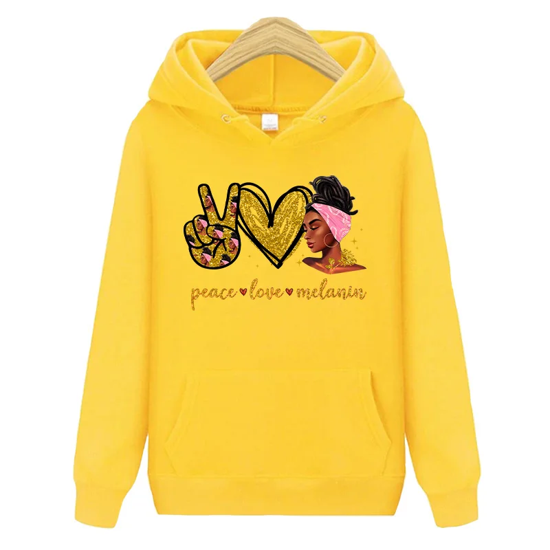 Африканская Женская Термотрансферная нашивка Peace Love Melanin Girl наклейка на одежду