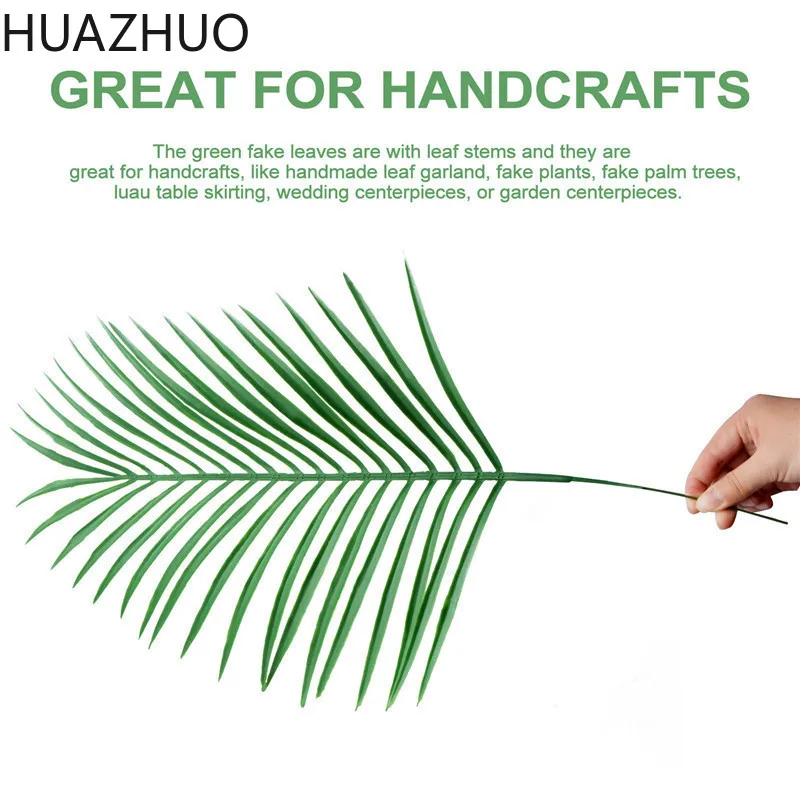 Искусственная пальма букет искусственных листьев ветки большое зеленое