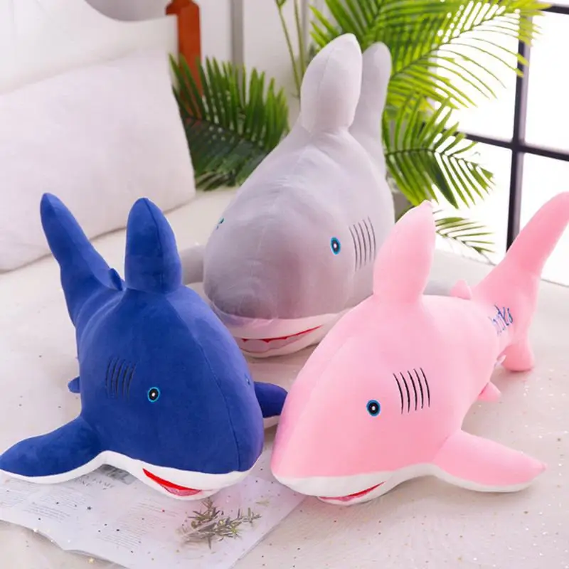 

Супер мягкая плюшевая игрушка для аквариума, большая белая акула, подушка разных размеров, подарок компании на мероприятие, милый подарок н...