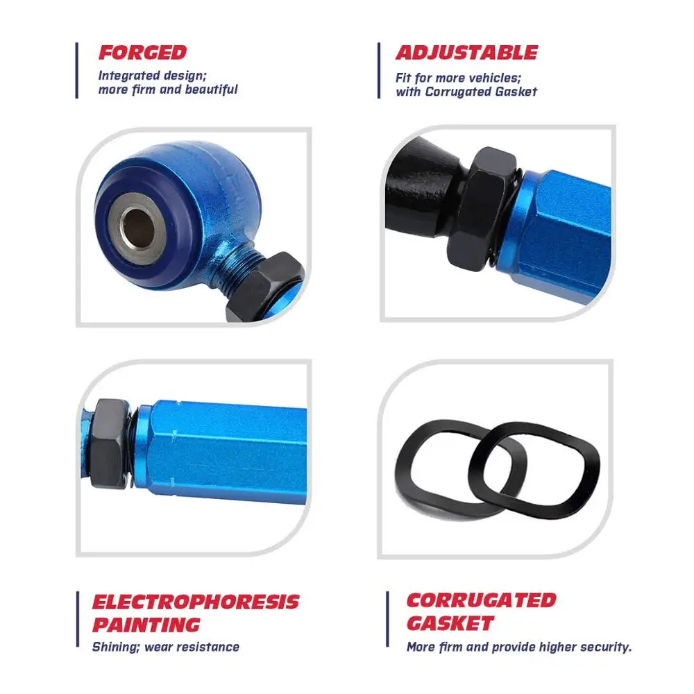 Kingsun задний верхний регулируемый шариковый шарнир комплект подвесные рычаги